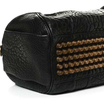Alexander Wang Pebbled Lambskin Rocco Black Antique Brass Hardware 10 of 11