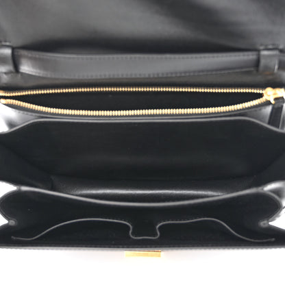 Celine Box Calfskin Medium Classic Box Flap Bag Black 5 of 13