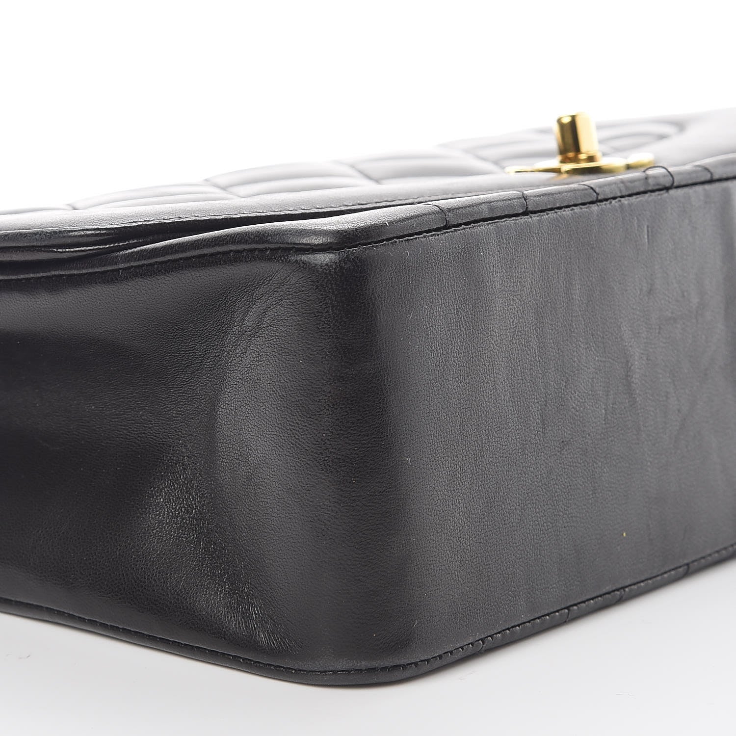 Chanel Lambskin Quilted Medium Single Flap Black 5 of 12