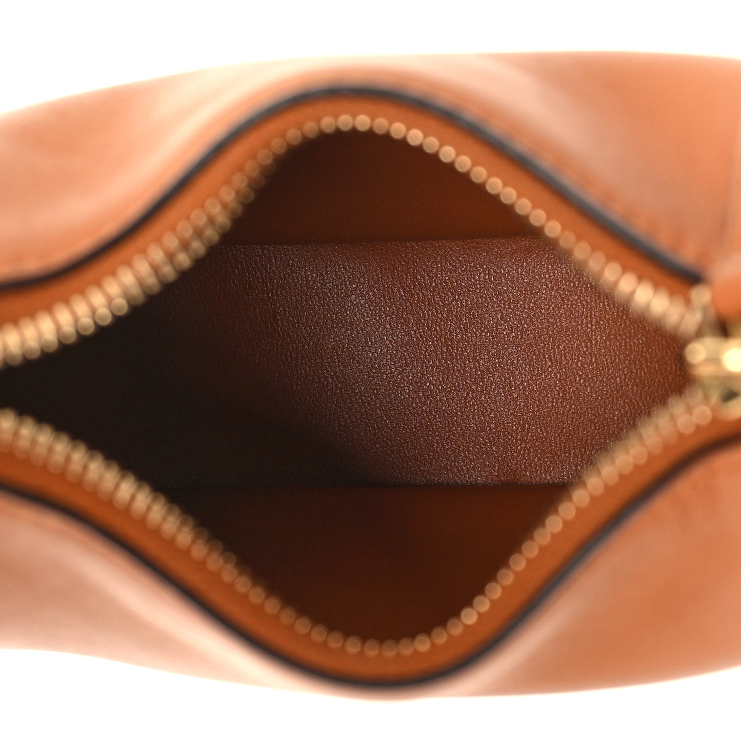 Vitello Grace Matte Nano Fendigraphy Hobo Charm Brandy