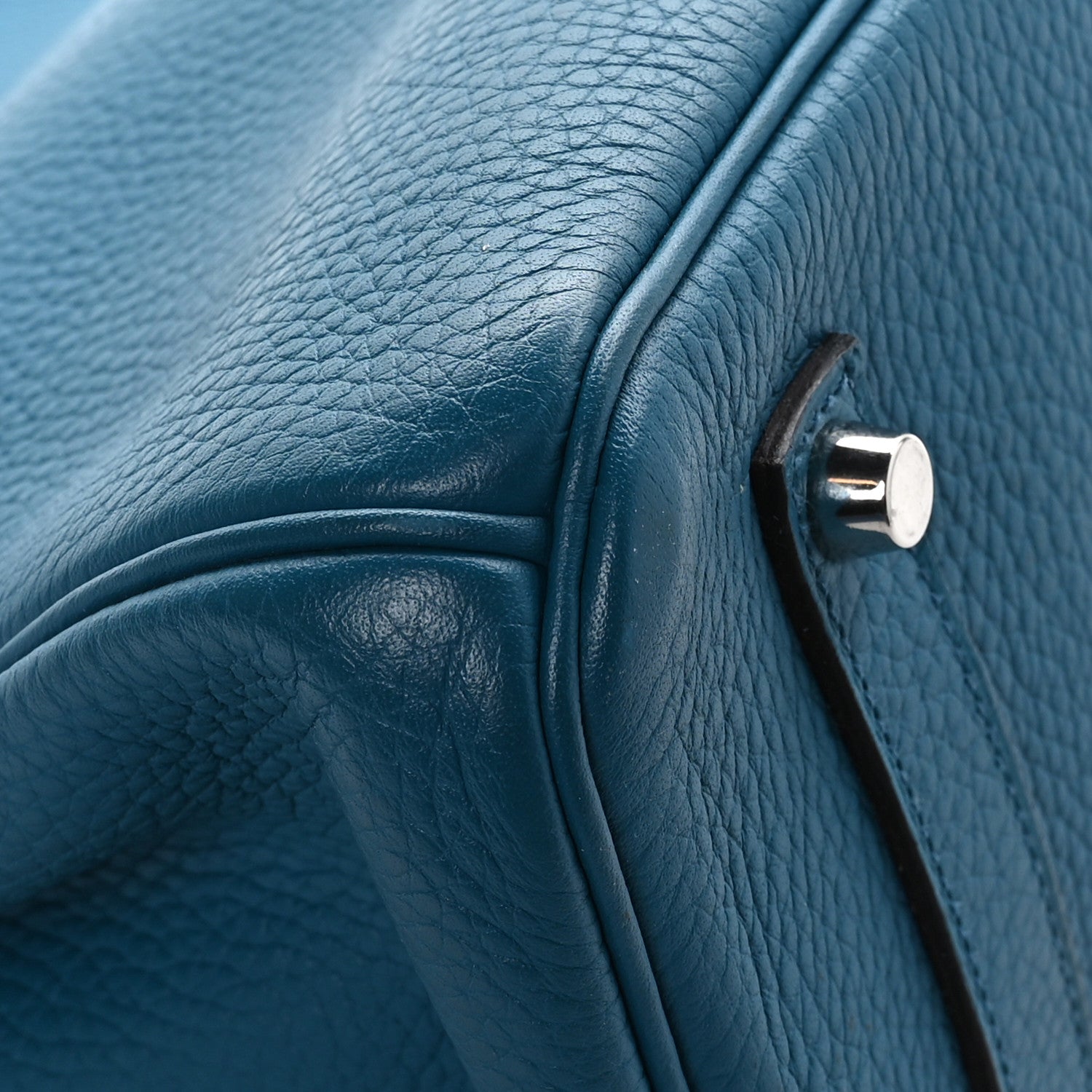 Hermes Togo BIRKIN 35 Bleu Izmir 10 of 11