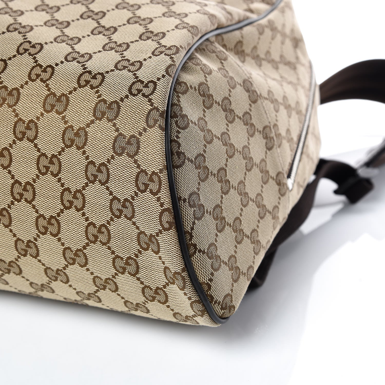 Gucci Monogram Travel Backpack Dark Brown 6 of 9