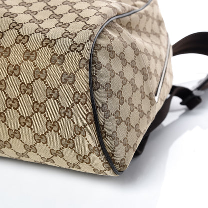 Gucci Monogram Travel Backpack Dark Brown 6 of 9