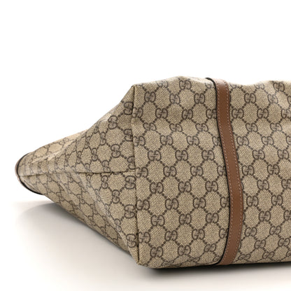 Gucci GG Supreme Monogram Medium Nice Tote Brown 8 of 15