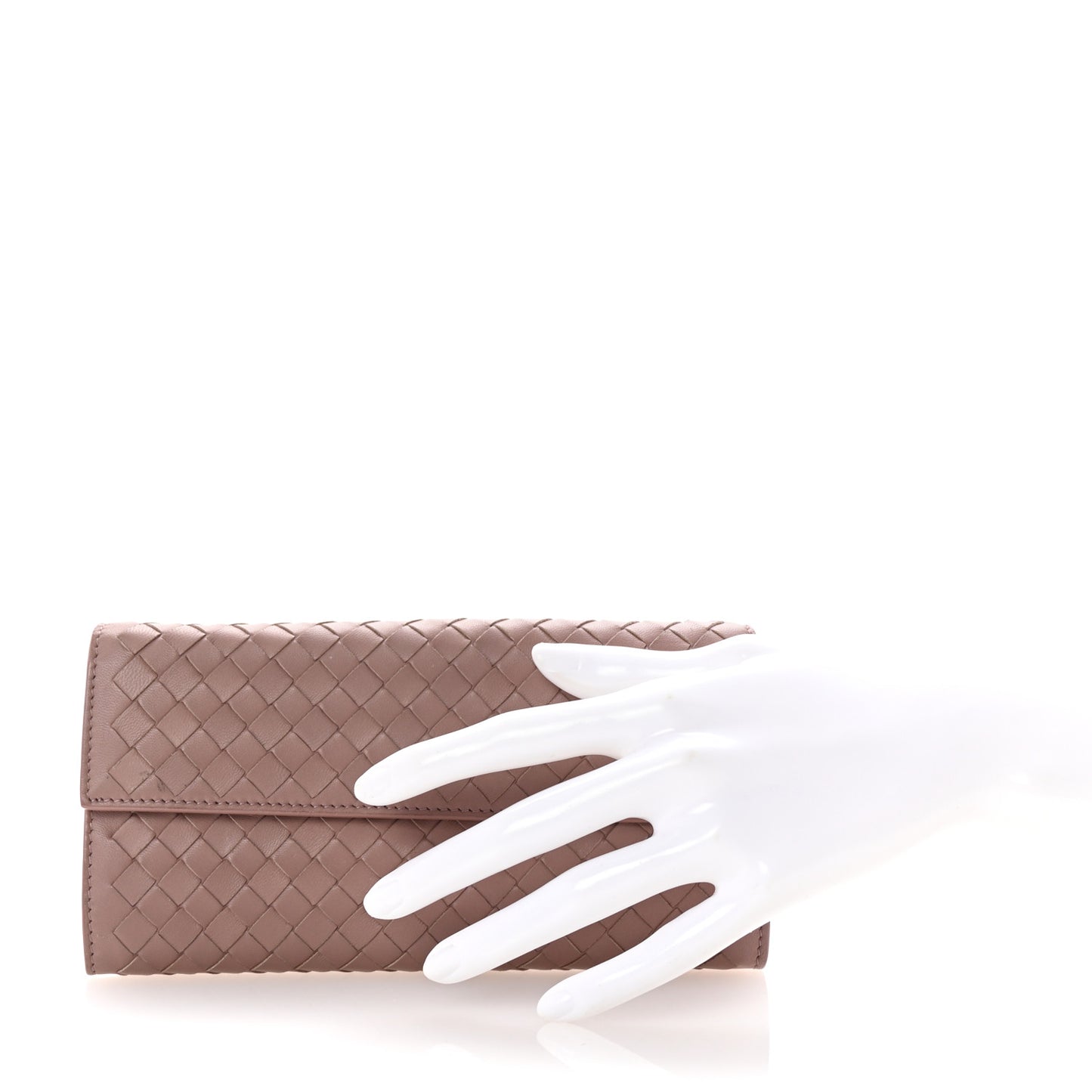 Nappa Intrecciato Continental Wallet Violet