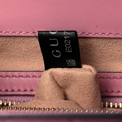Gucci Guccissima Signature Small Padlock Top Handle Bag Rose Baby Candy 7 of 10