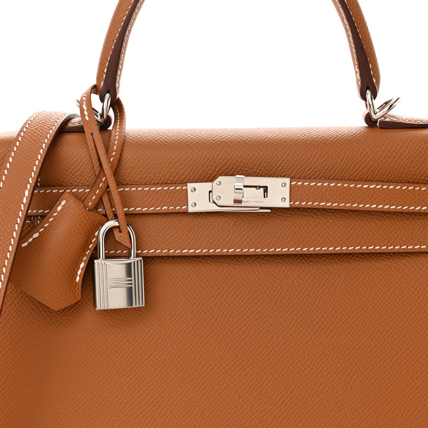 Hermes Epsom Kelly Sellier 25 Gold 8 of 11