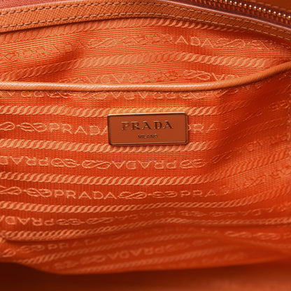 Prada Saffiano Lux Large Tote Papaya 5 of 16
