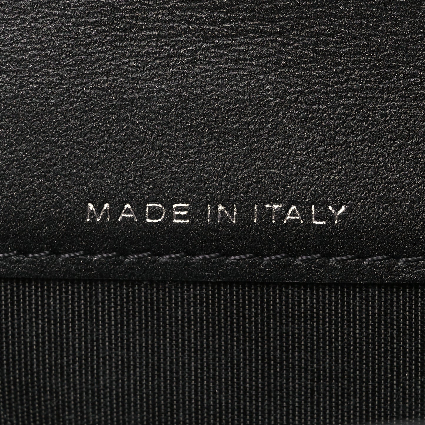 Goatskin Camellia Embossed Flap Card Holder Wallet Grey