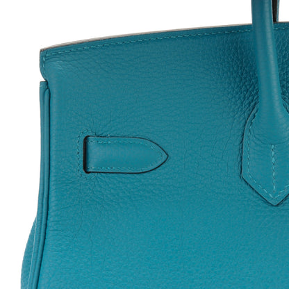 Hermes Togo Birkin 35 Turquoise 17 of 23