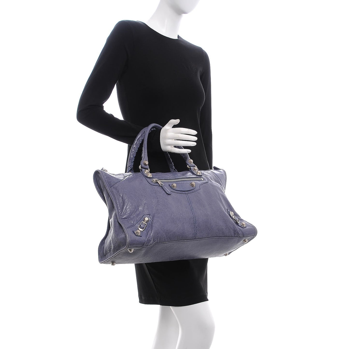 Agneau Giant 21 Silver Hardware Work Jacynthe