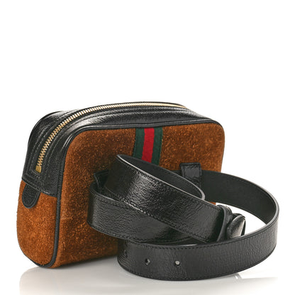 Gucci Suede Small Ophidia Belt Bag 95 38 Brown 2 of 9