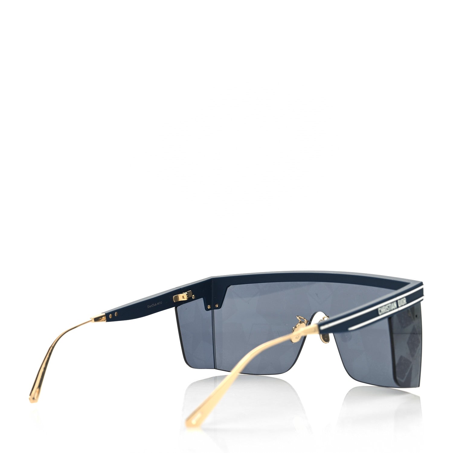 Christian Dior Geometric Diorclub M1U Mask Sunglasses Matte Blue 4 of 8