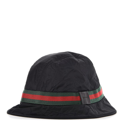 Gucci Nylon Web Bucket Hat Black L 1 of 6