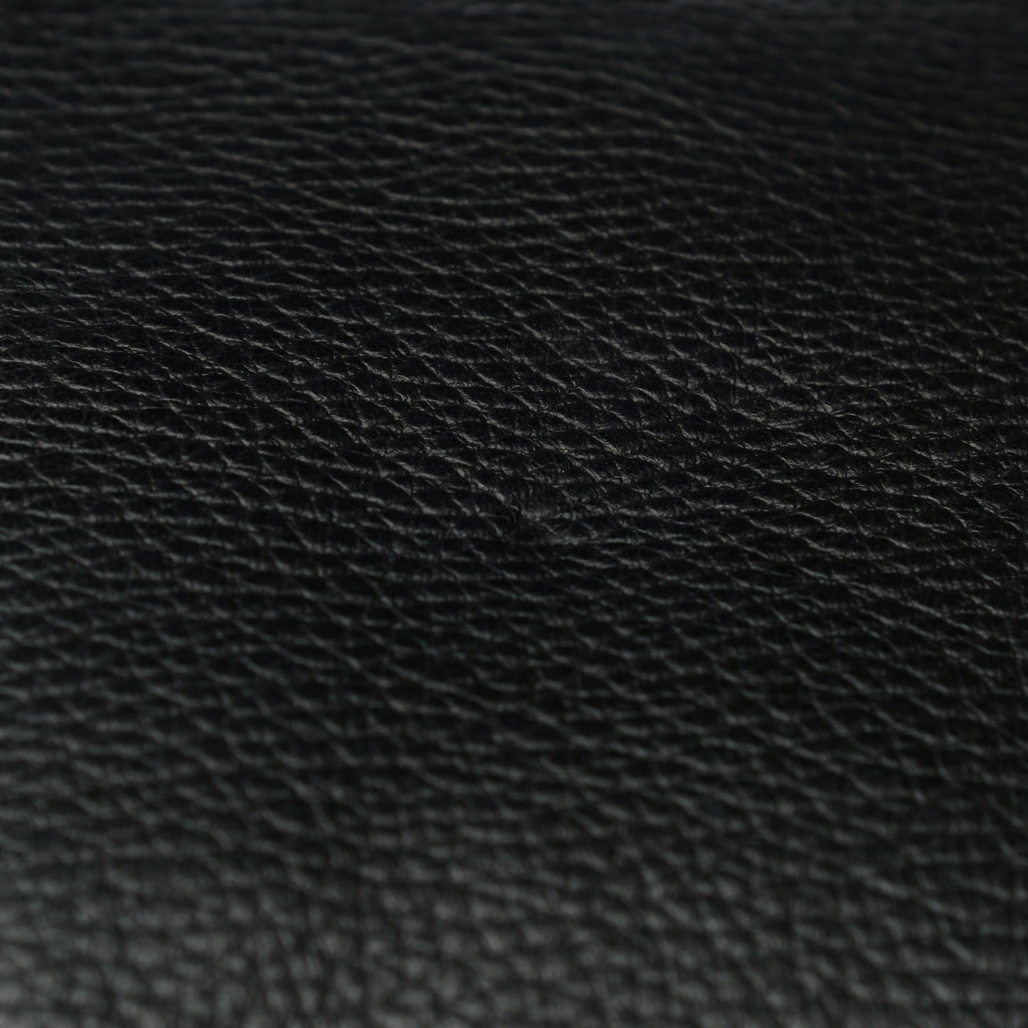Pebbled Calfskin Large Bamboo Clutch Black