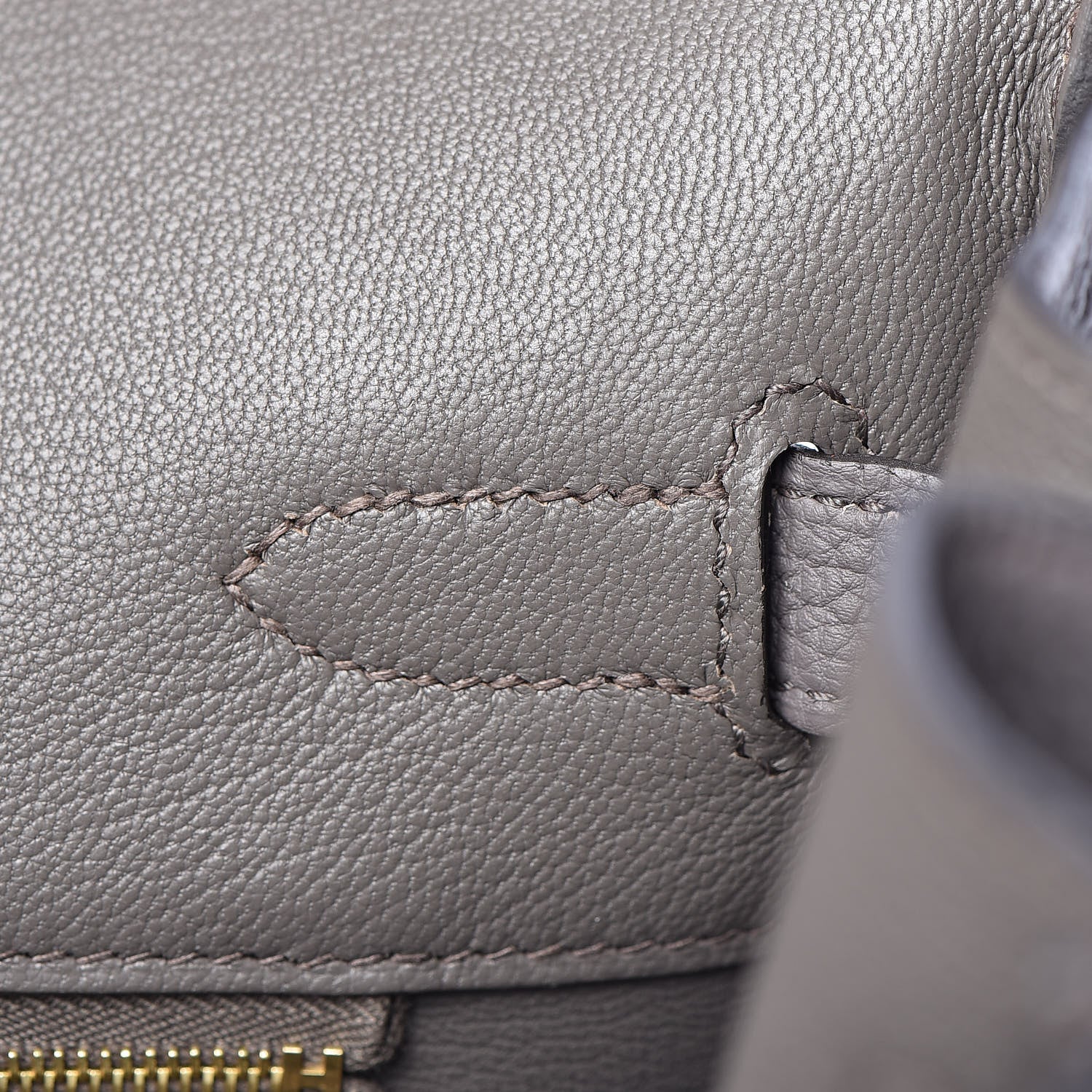 Hermes Togo Birkin 35 Etain 19 of 32
