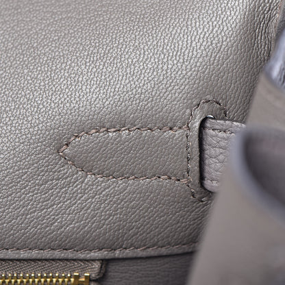 Hermes Togo Birkin 35 Etain 19 of 32