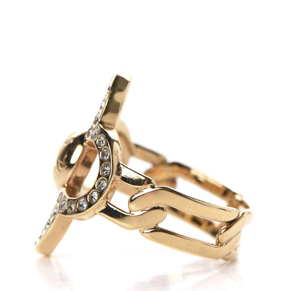 Louis Vuitton Strass Encrusted Flower Power Ring M 5 of 5