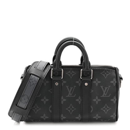 Louis Vuitton Reverse Monogram Eclipse Keepall XS Black 1 of 10