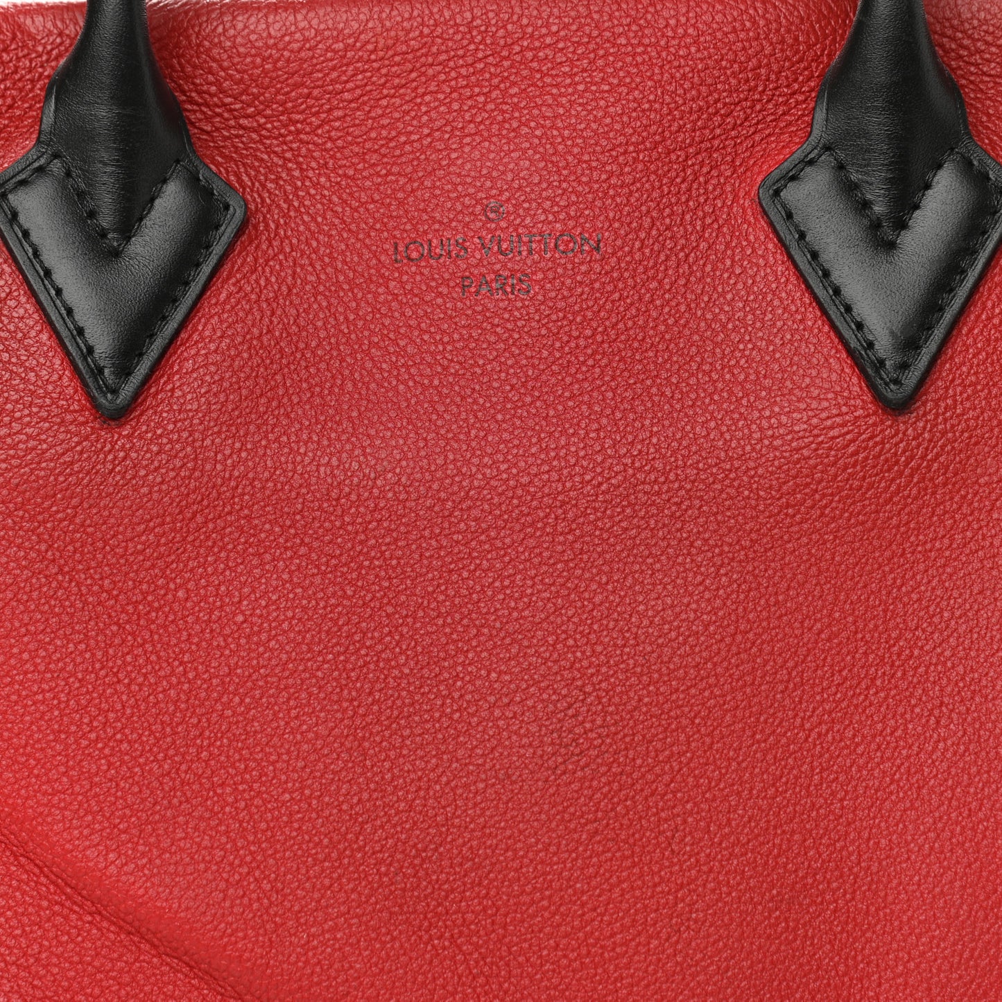 Monogram Cuir Orfevre Tote W PM Cherry