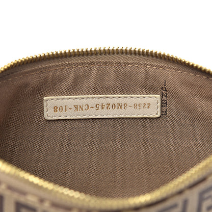 Fendi Zucchino Spalmati Pochette Tan 7 of 12