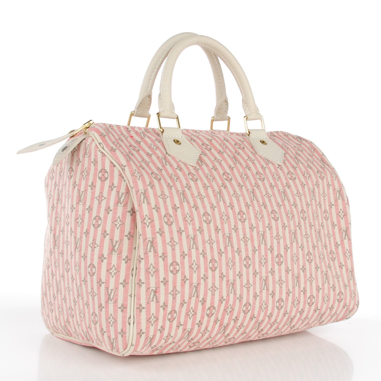 Mini Lin Croisette Speedy 30 Rouge