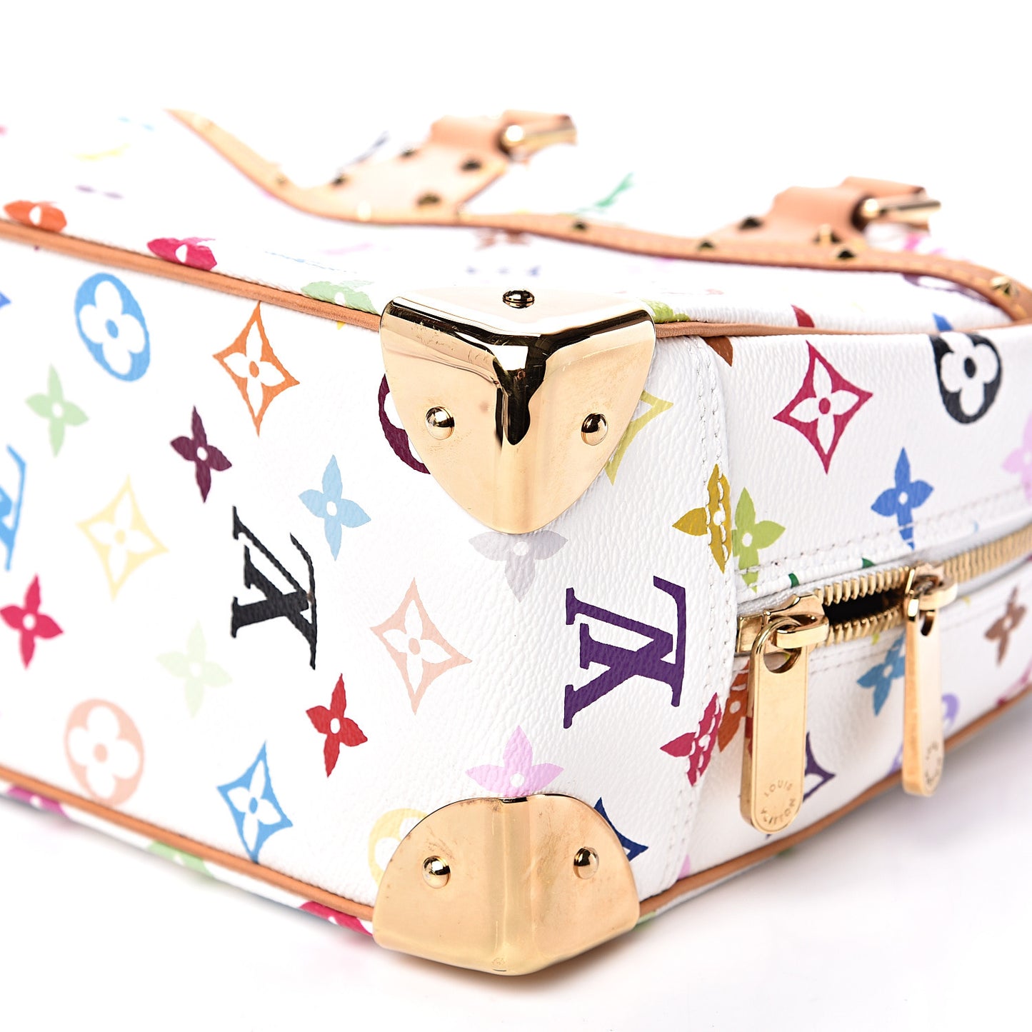 Monogram Multicolor Trouville White