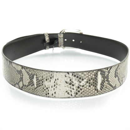 Prada Python Silver Buckle Belt 90 36 2 of 8