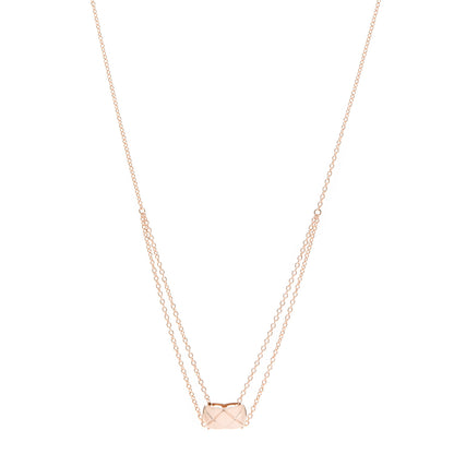 Chanel 18K Beige Gold Coco Crush Pendant Necklace 1 of 5