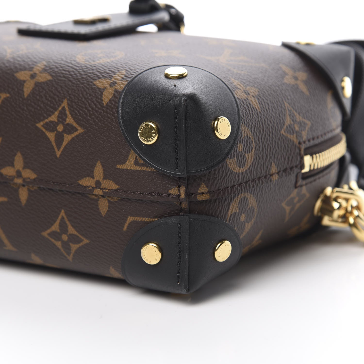 Louis Vuitton Monogram Petite Malle Souple Black 10 of 11