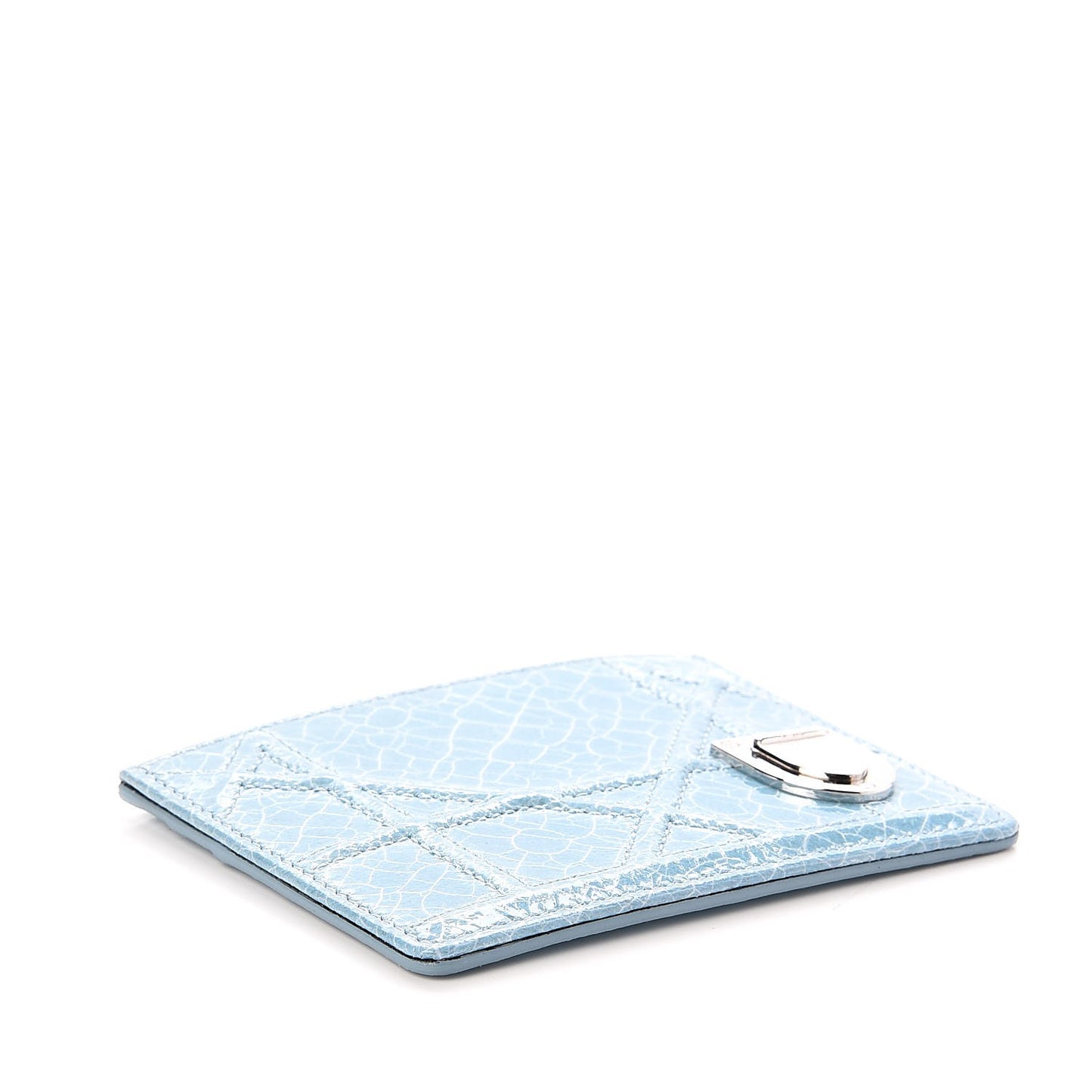 Ceramic Effect Cannage Diorama Card Holder Light Blue