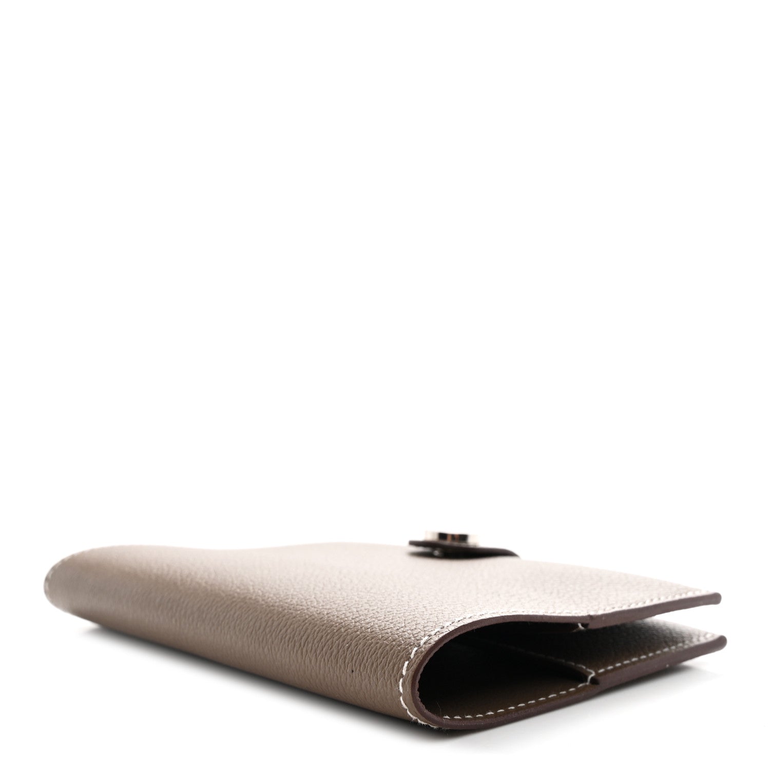Hermes Evercolor Laque RMS Passport Holder Etoupe 1832916