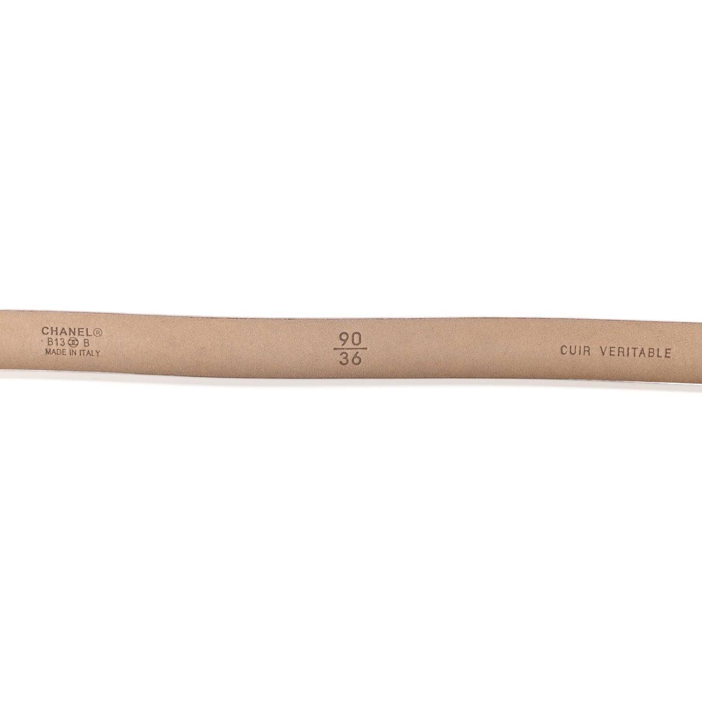 Caviar CC Skinny Belt 90 36 Brown