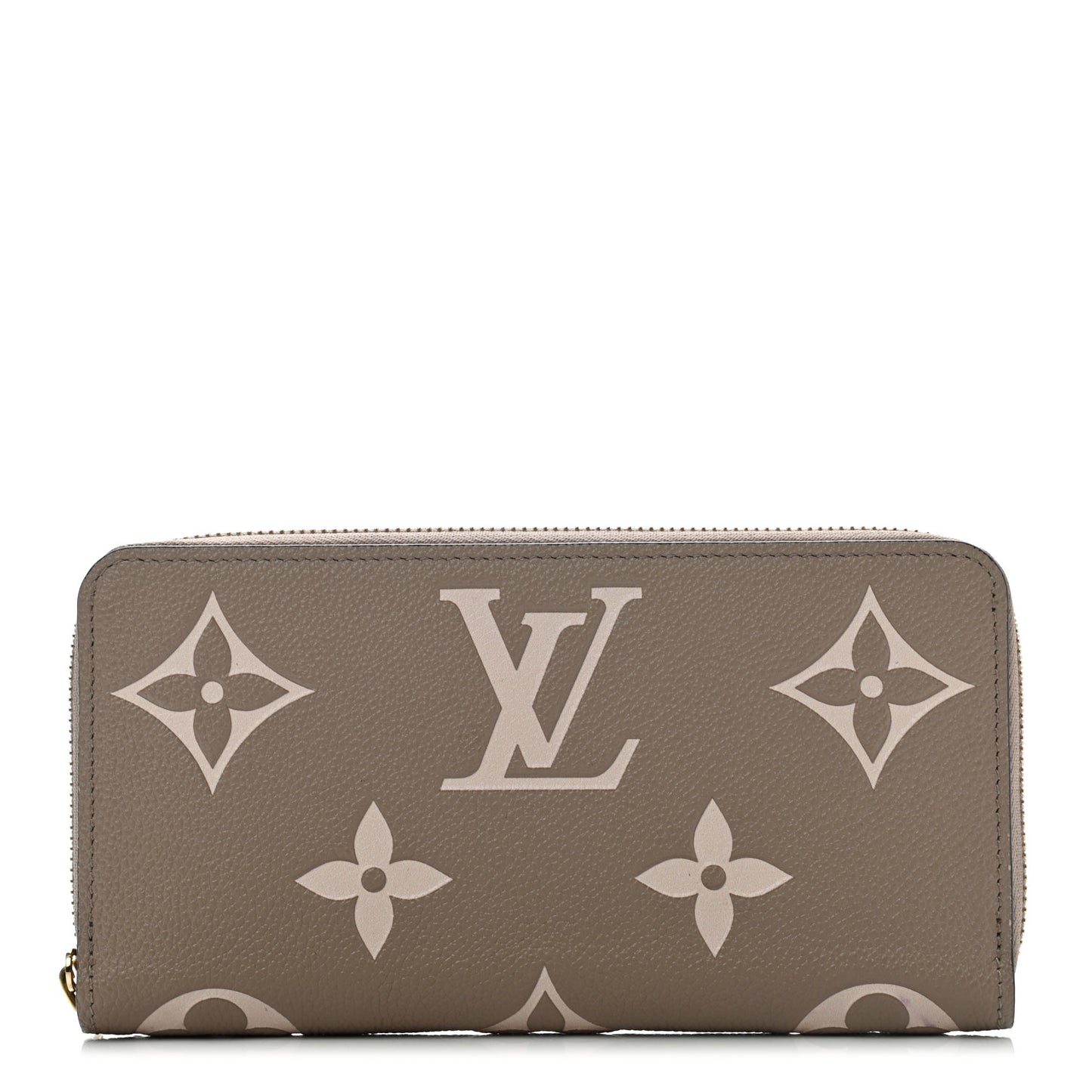 Empreinte Monogram Giant Zippy Wallet Tourterelle Creme