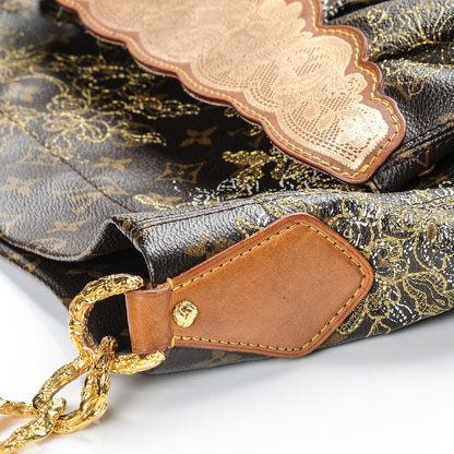 Louis Vuitton Monogram Dentelle Fersen Gold 10 of 10