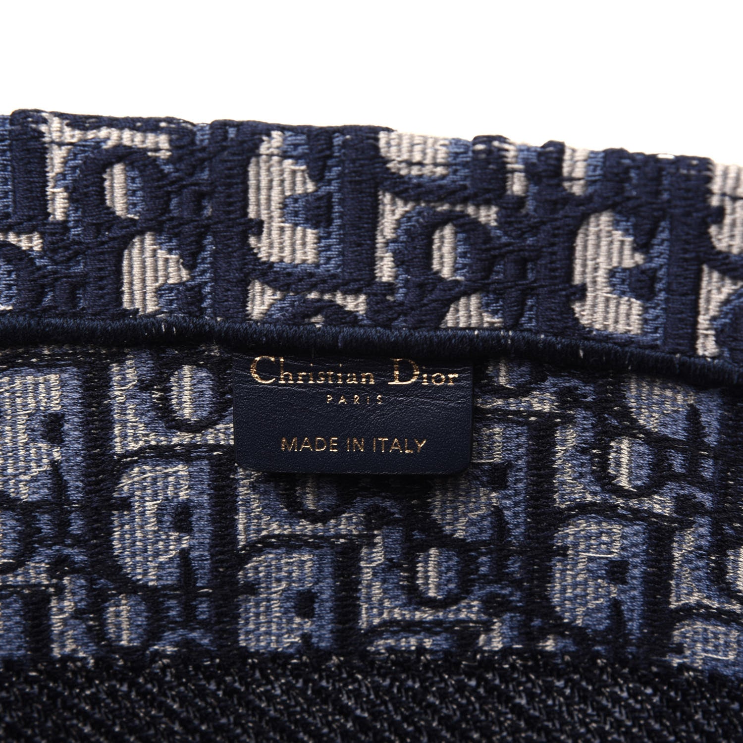 Christian Dior Oblique Medium Book Tote Blue Multicolor 6 of 13