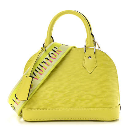 Louis Vuitton Epi Jacquard Alma BB Yellow Citron 1 of 10