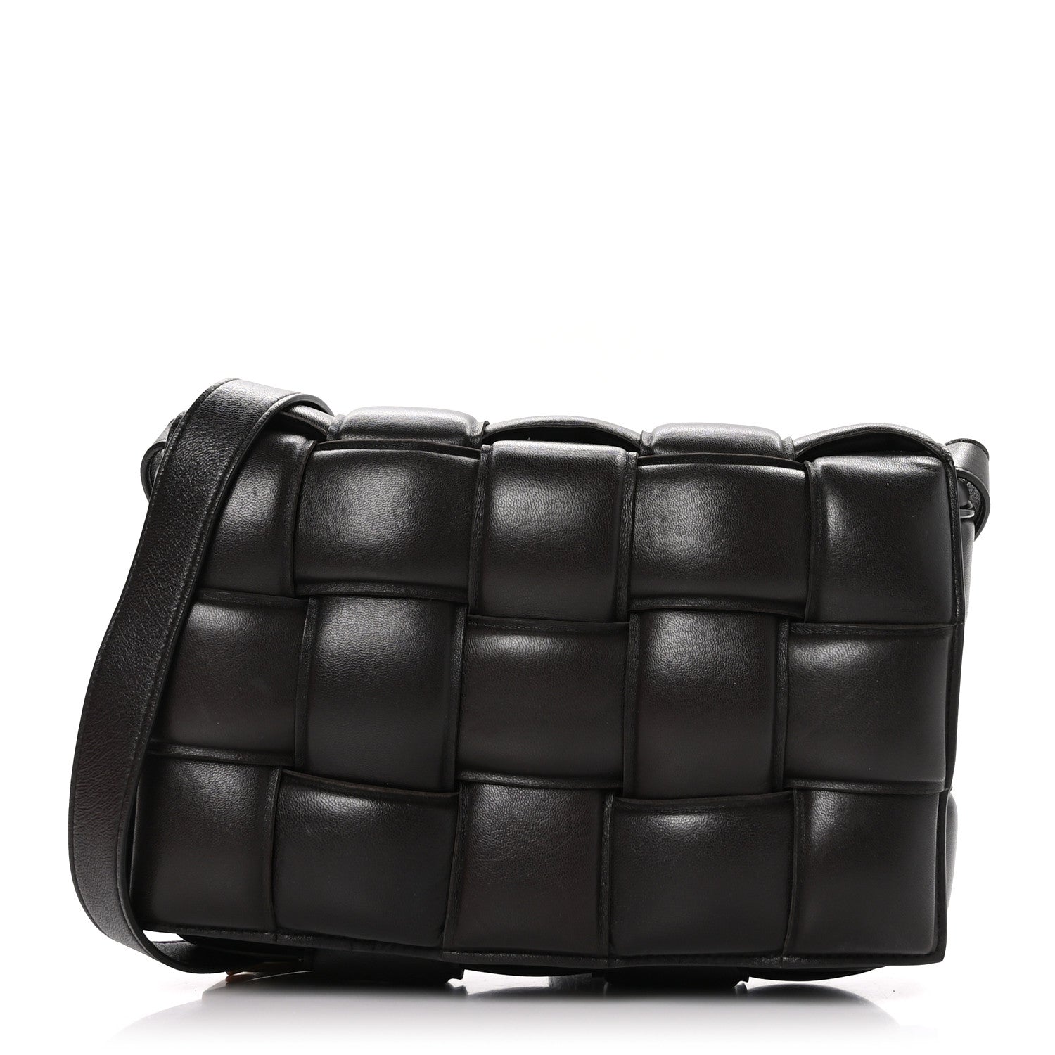 Bottega Veneta Nappa Maxi Intreccio Padded Cassette Crossbody Bag Fondente 1 of 10