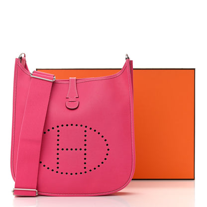 Hermes Epsom Evelyne III PM Rose Tyrien 13 of 13