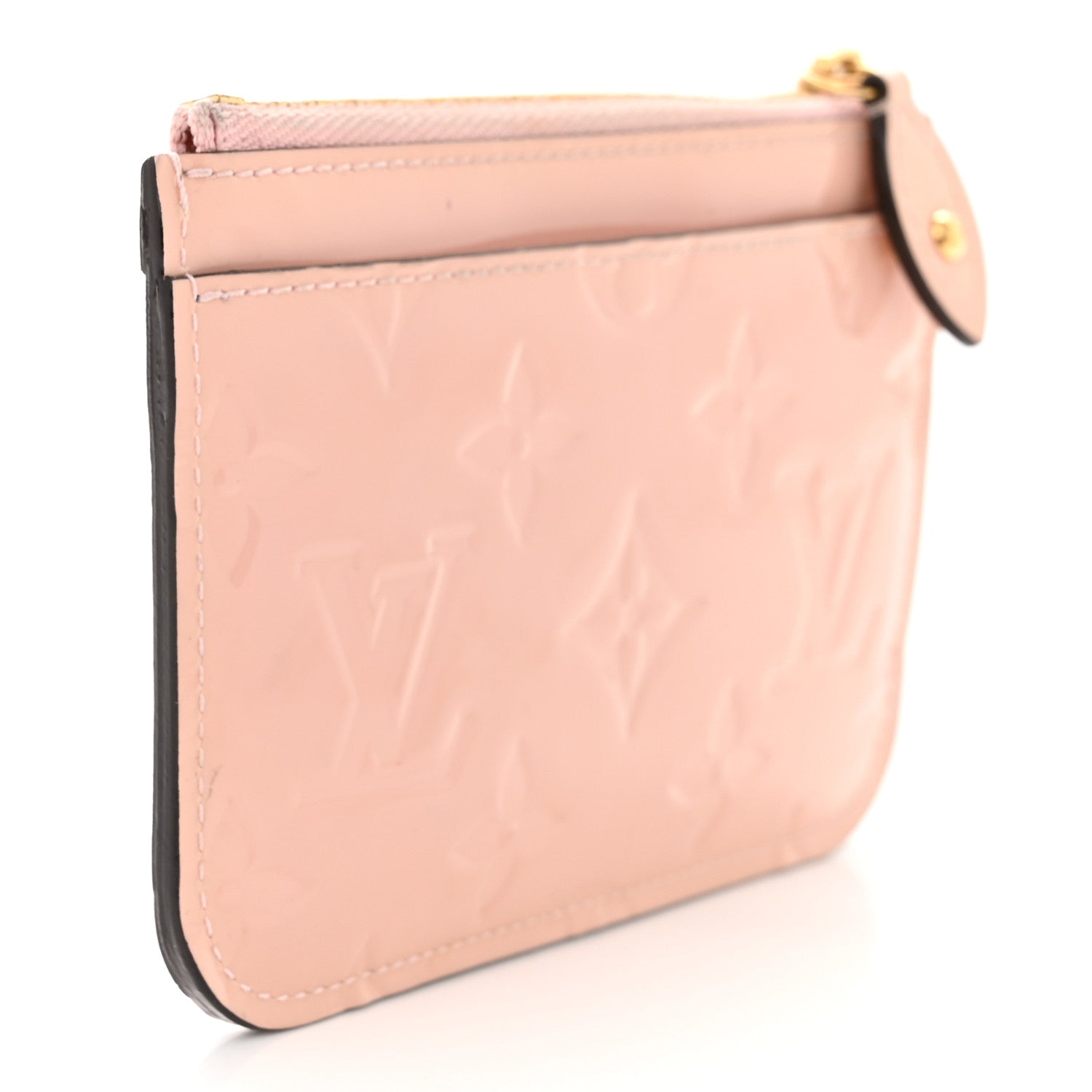 Louis Vuitton Vernis Key Pouch Rose Ballerine 3 of 8
