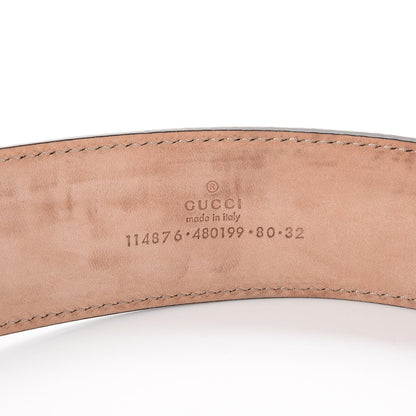 Gucci Imprime Monogram Interlocking G Belt 80 32 Mauve 6 of 10