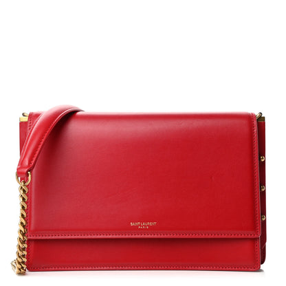 Saint Laurent Smooth Calfskin Zoe Chain Bag Eros Red 1 of 6