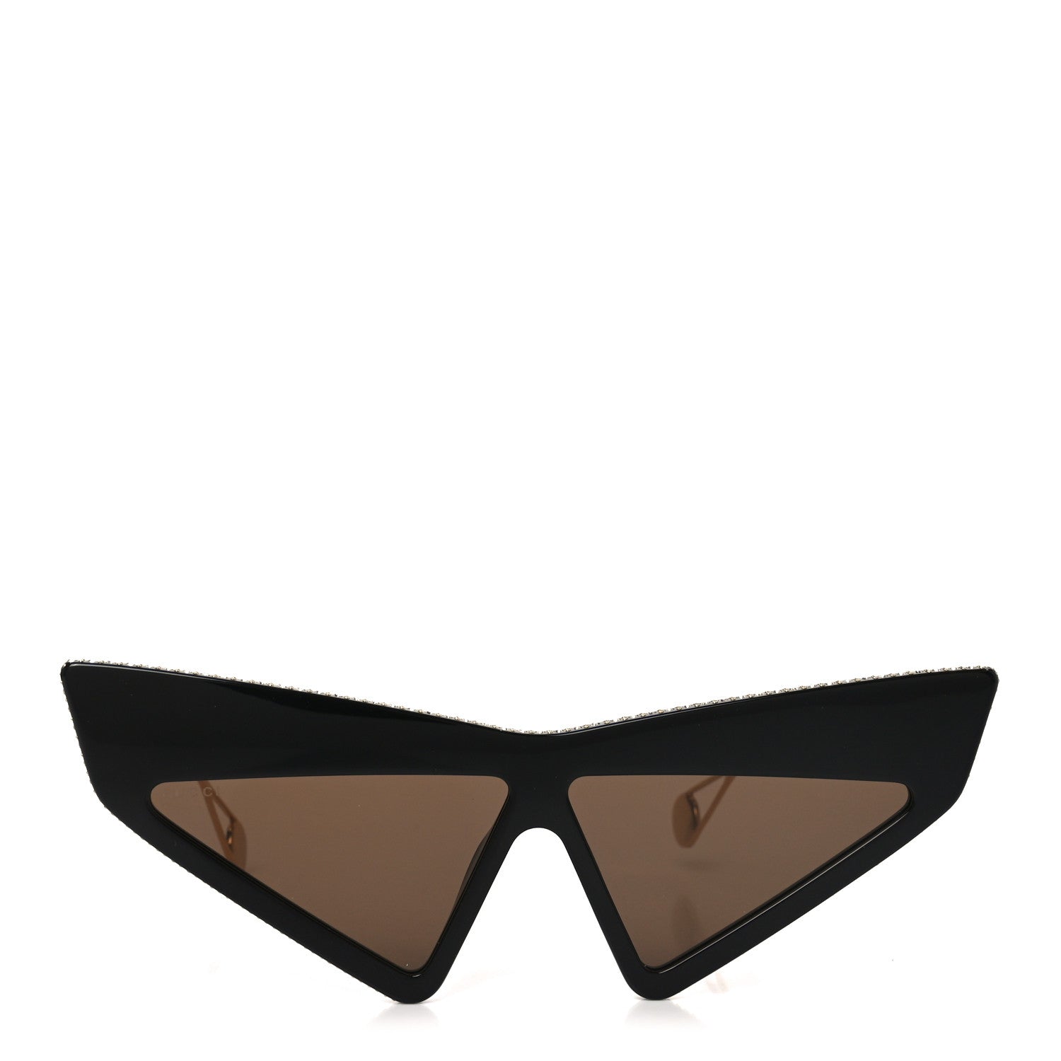 Gucci Acetate Crystal Geometric Sunglasses GG0430S Black 2 of 7