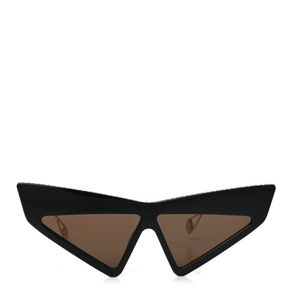 Gucci Acetate Crystal Geometric Sunglasses GG0430S Black 2 of 7