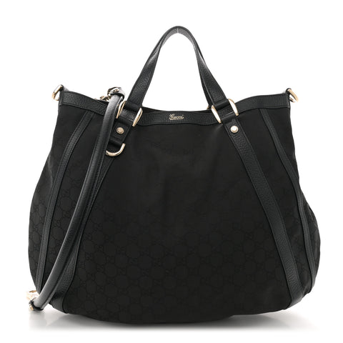 Monogram Medium Abbey Convertible Tote Black
