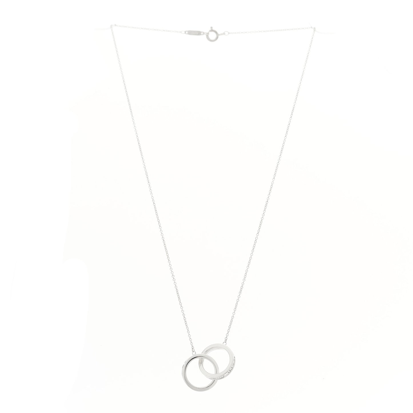 Sterling Silver 1837 Interlocking Circles Pendant Necklace
