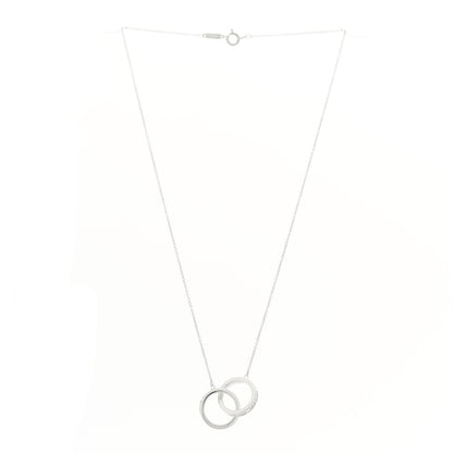 Tiffany Sterling Silver 1837 Interlocking Circles Pendant Necklace 3 of 5