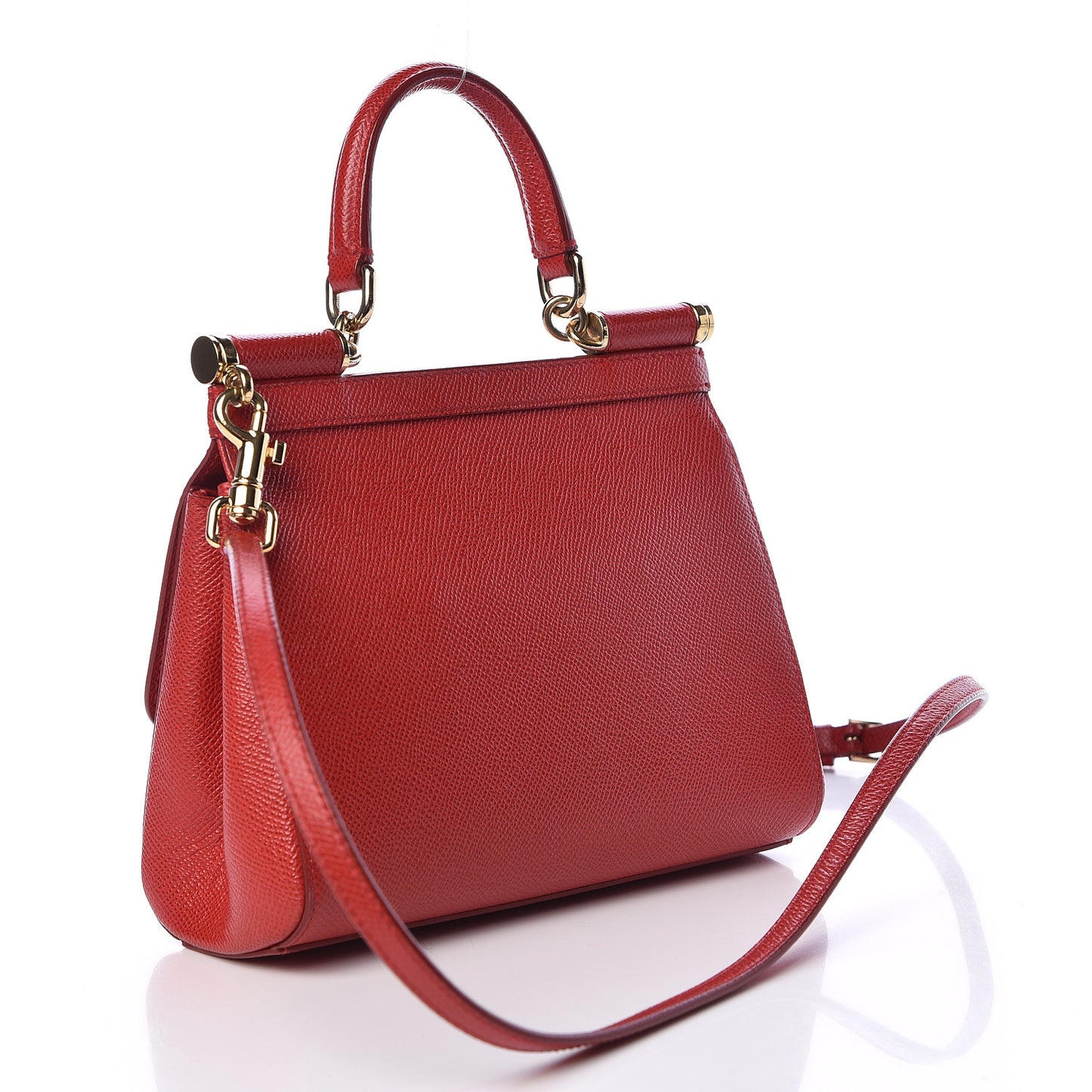 Dauphine Small Miss Sicily Satchel Dark Red