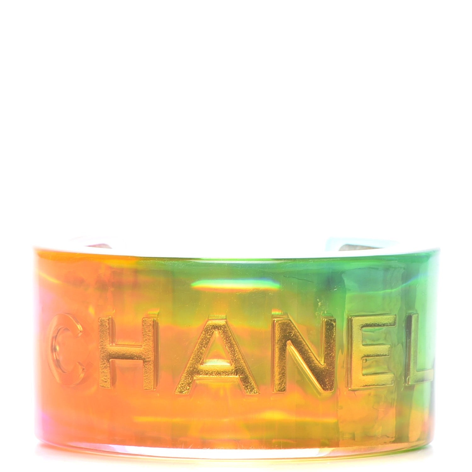 Chanel Resin Gradient Logo Bracelet Multicolor 1 of 4