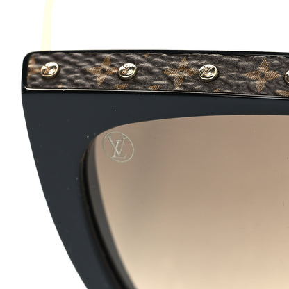 Louis Vuitton Acetate Monogram La Boum Sunglasses Z1147W Black 9 of 10